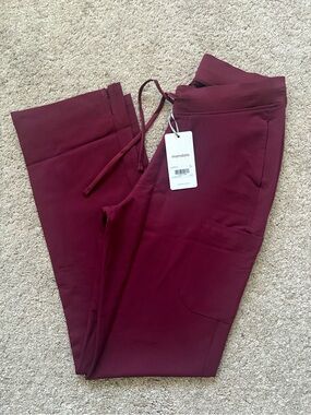 Mandala Wine Red Cargo Pants (Tall)